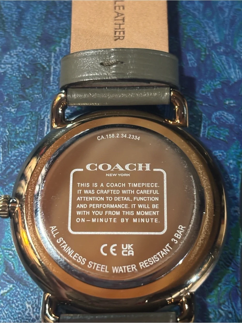 Coach sleek wristwatch